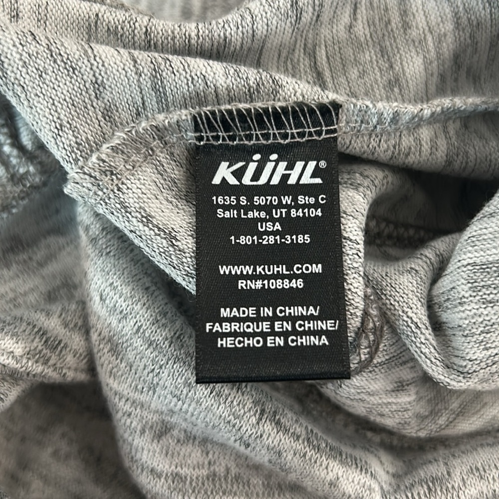 Kuhl Lea Women’s Pullover cowl neck hoodie Large Gray RN# 108846 - Picture 16 of 16